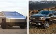 Tesla Cybertruck vs Chevrolet Silverado 1500 comparison